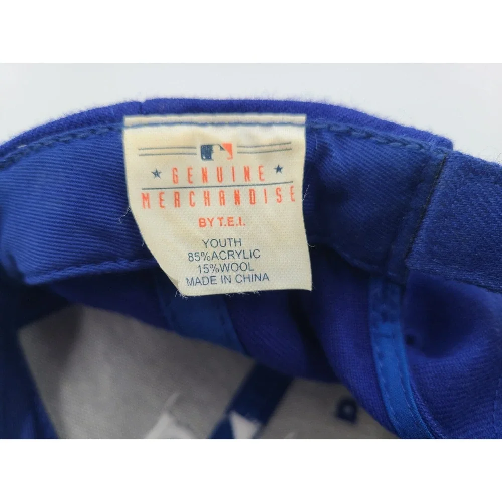 Youth Kansas City Royals TEI Adjustable Hat Cap Boy Girl MLB Baseball Blue White